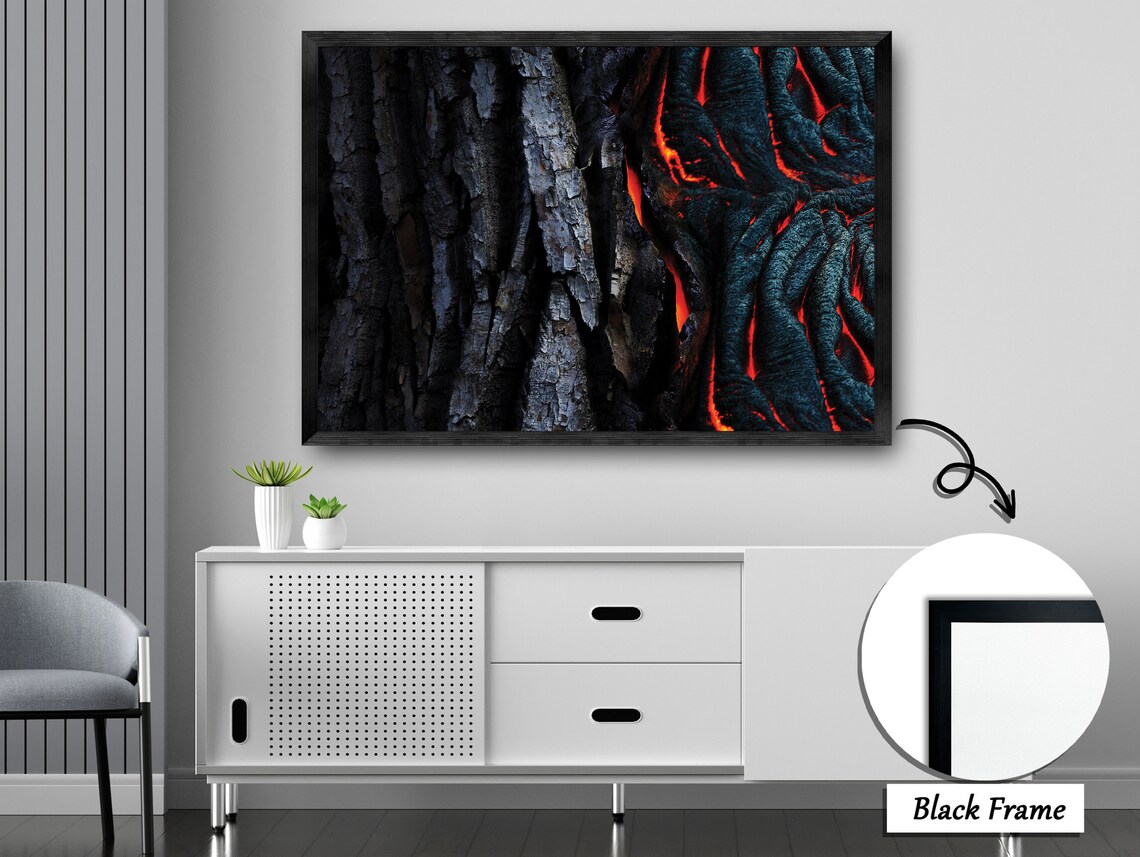 Bark And Acceptance: Sci Fi Style Handmade Painting