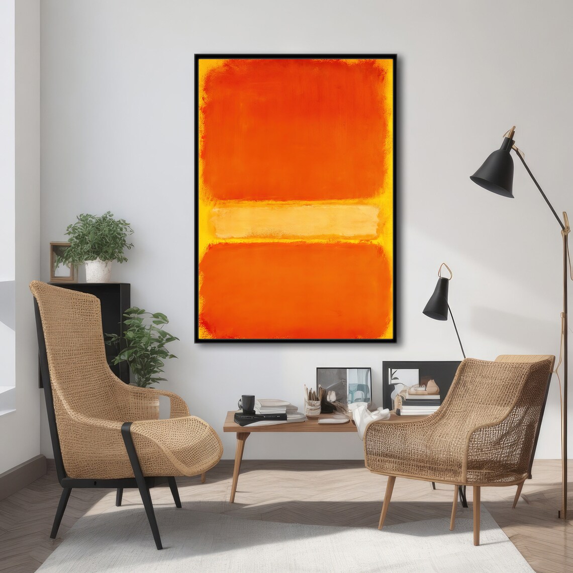 Mark Rothko Minimal Art, Contemporary Abstract - Image 2