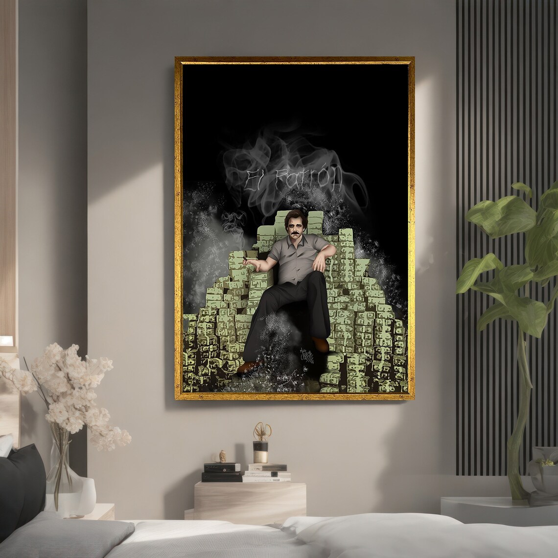 Power And Wealth, Modern Painting For Decor - Image 5