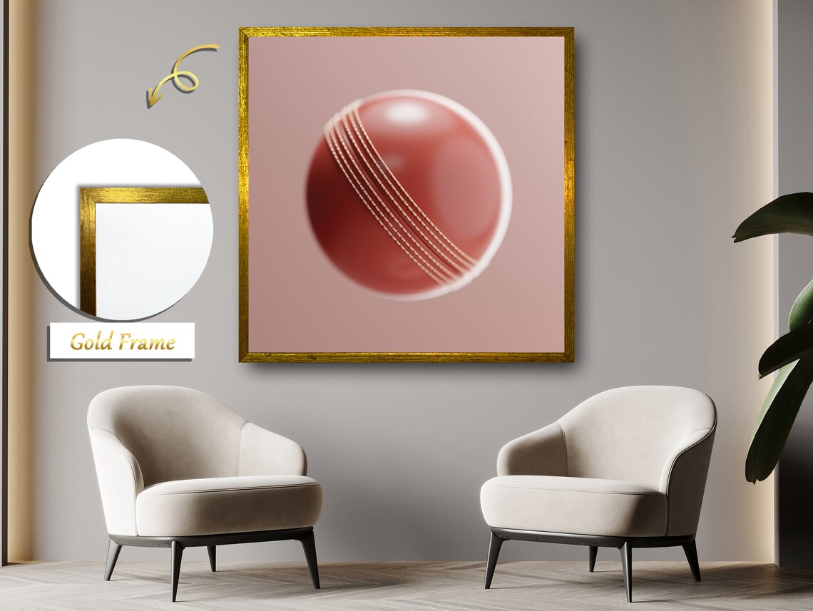 Cricket Ball Painting, Sports Enthusiasm - Image 4