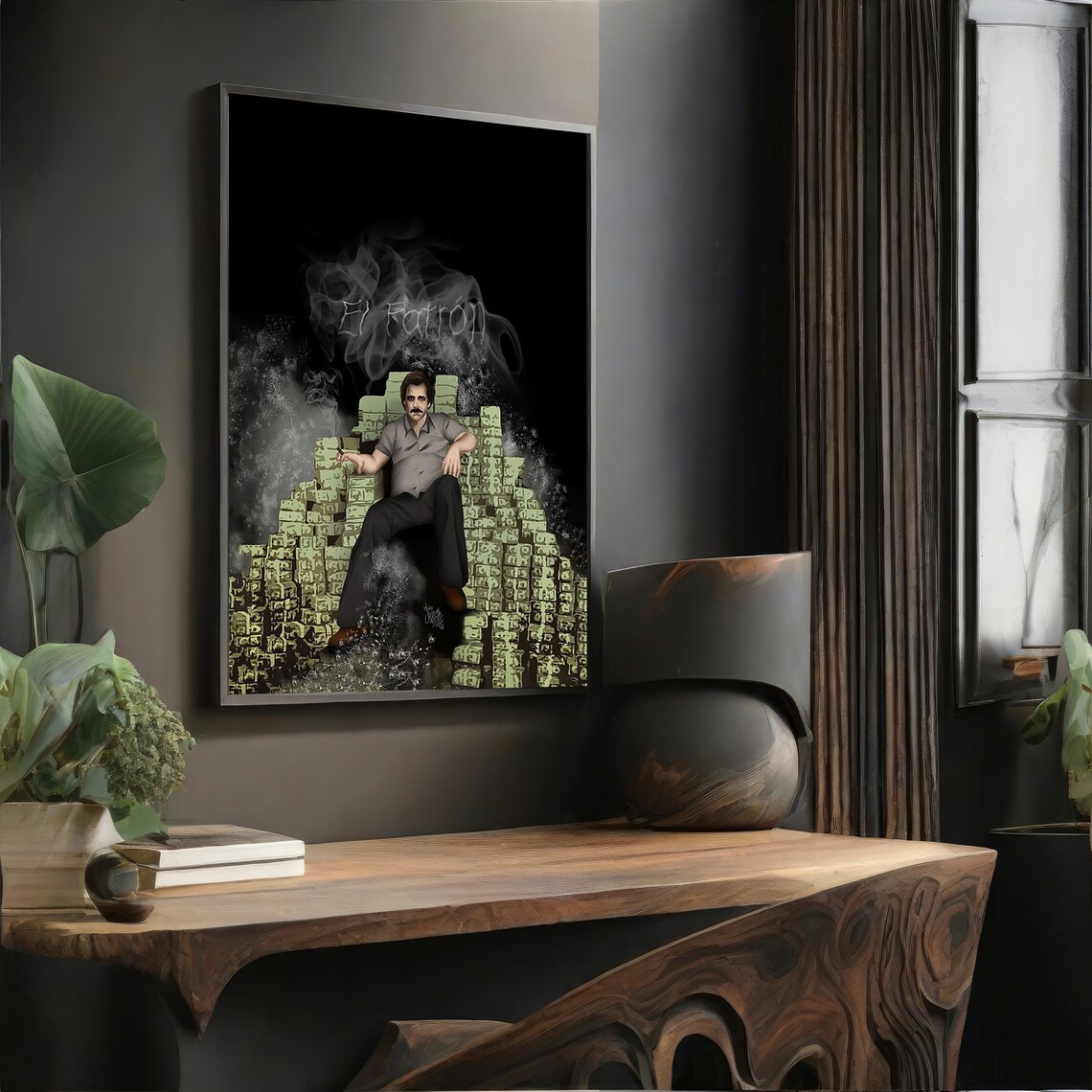 Power And Wealth, Modern Painting For Decor