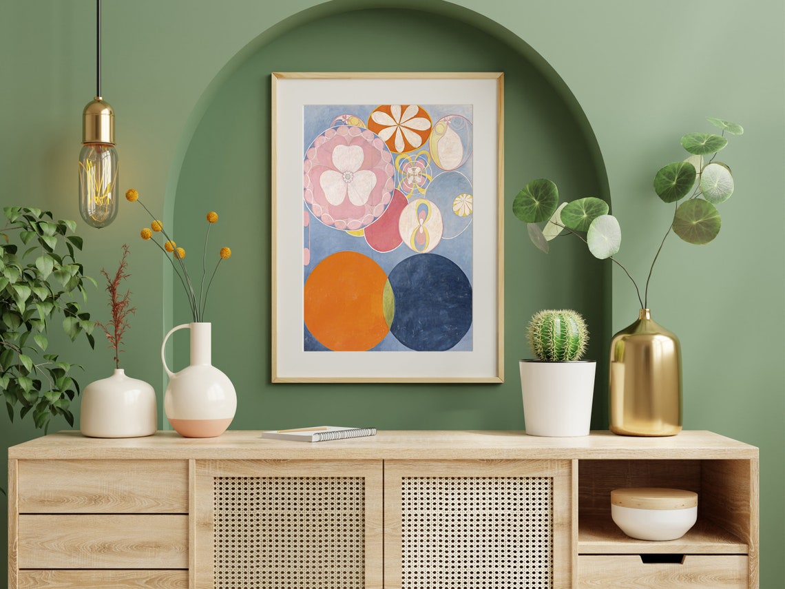 Hilma af Klint Childhood Abstract Spiritual Circle Art Poster - Image 3