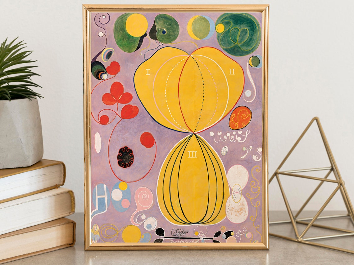 Hilma af Klint Ten Largest Adulthood Mystical Abstract Poster