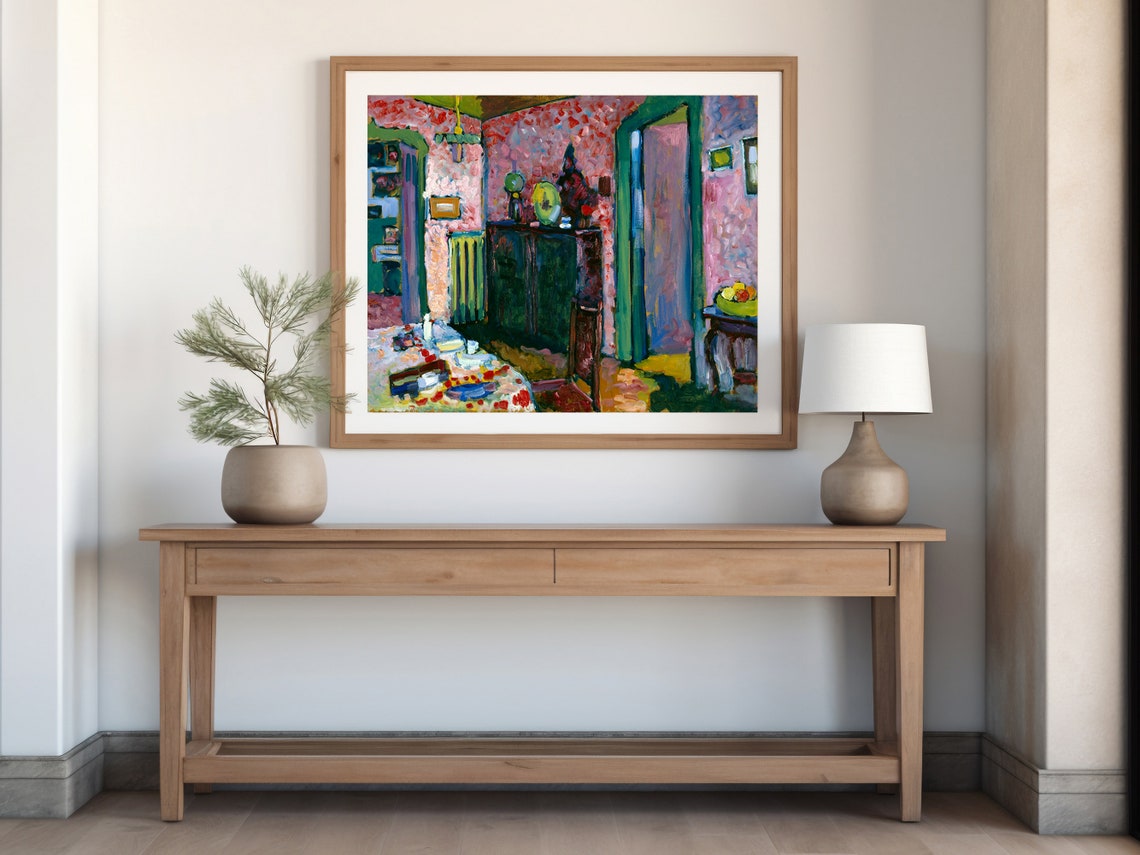 Kandinsky Colorful Interior Fauvist Expressionist Art Poster - Image 6