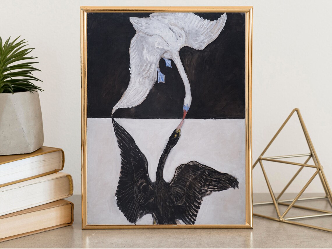 Hilma Af Klint The Swan No. 1 Abstract Art Print - Image 8