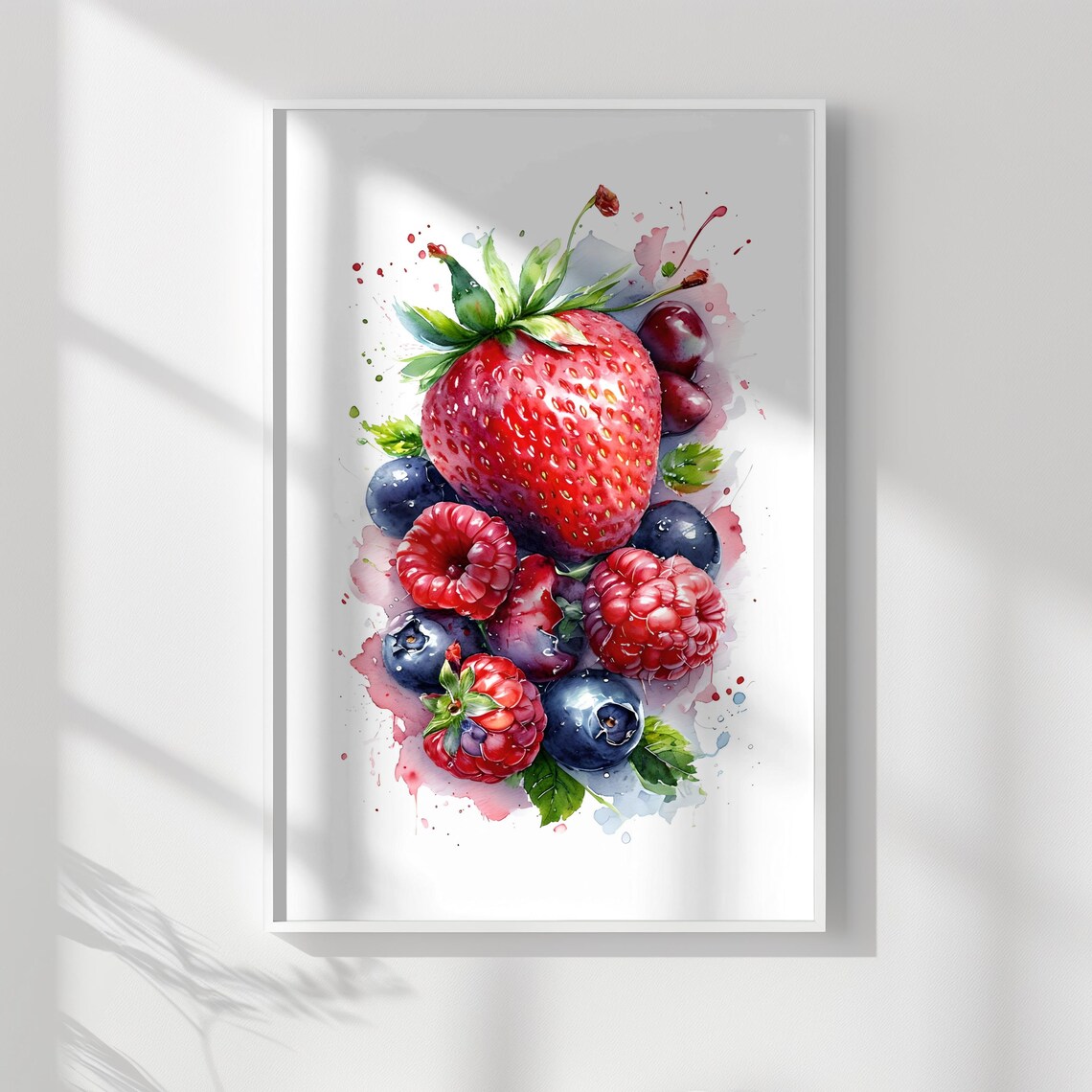 Berry Mix Art Print, Kitchen Dining Room Decor - Image 6