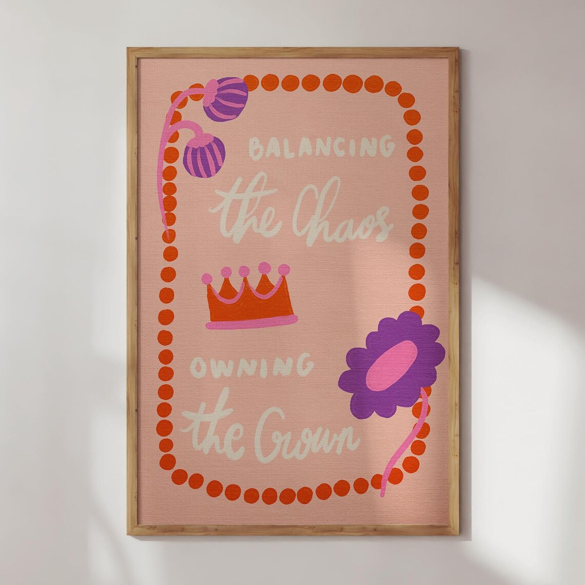 Boss Mom Motivational Quote, Office Decor Print