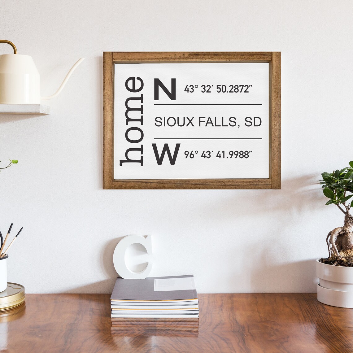 Custom Home Coordinates Art Print, Housewarming Gift - Image 3