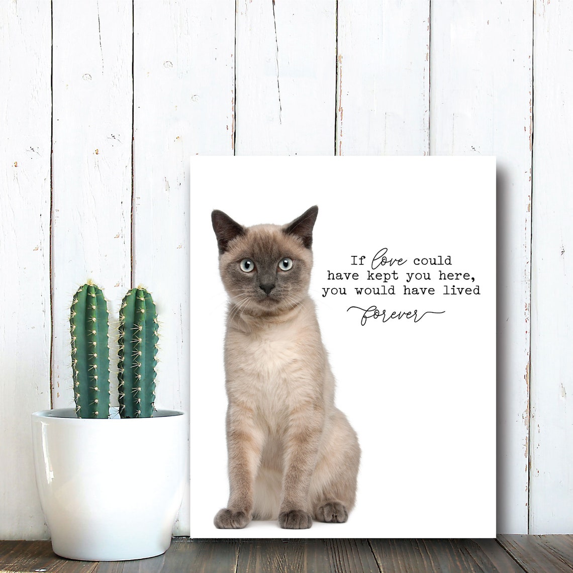 If Love Could Have Kept You Here French Bulldog Pet Memorial Poster - Image 2