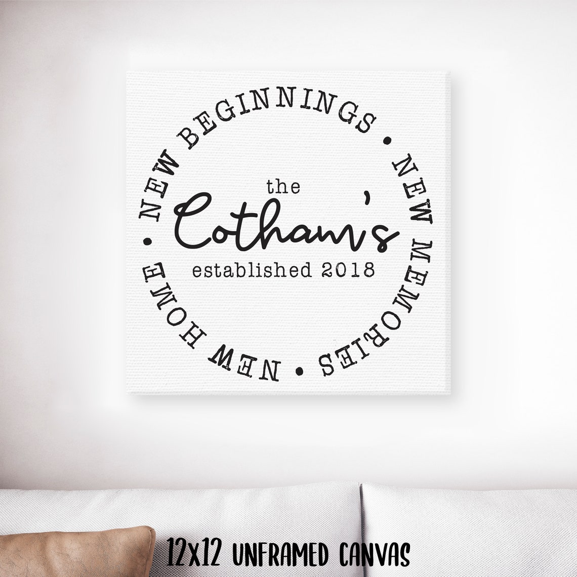 The Williard's New Home New Beginnings Family Name Gift Poster - Image 3