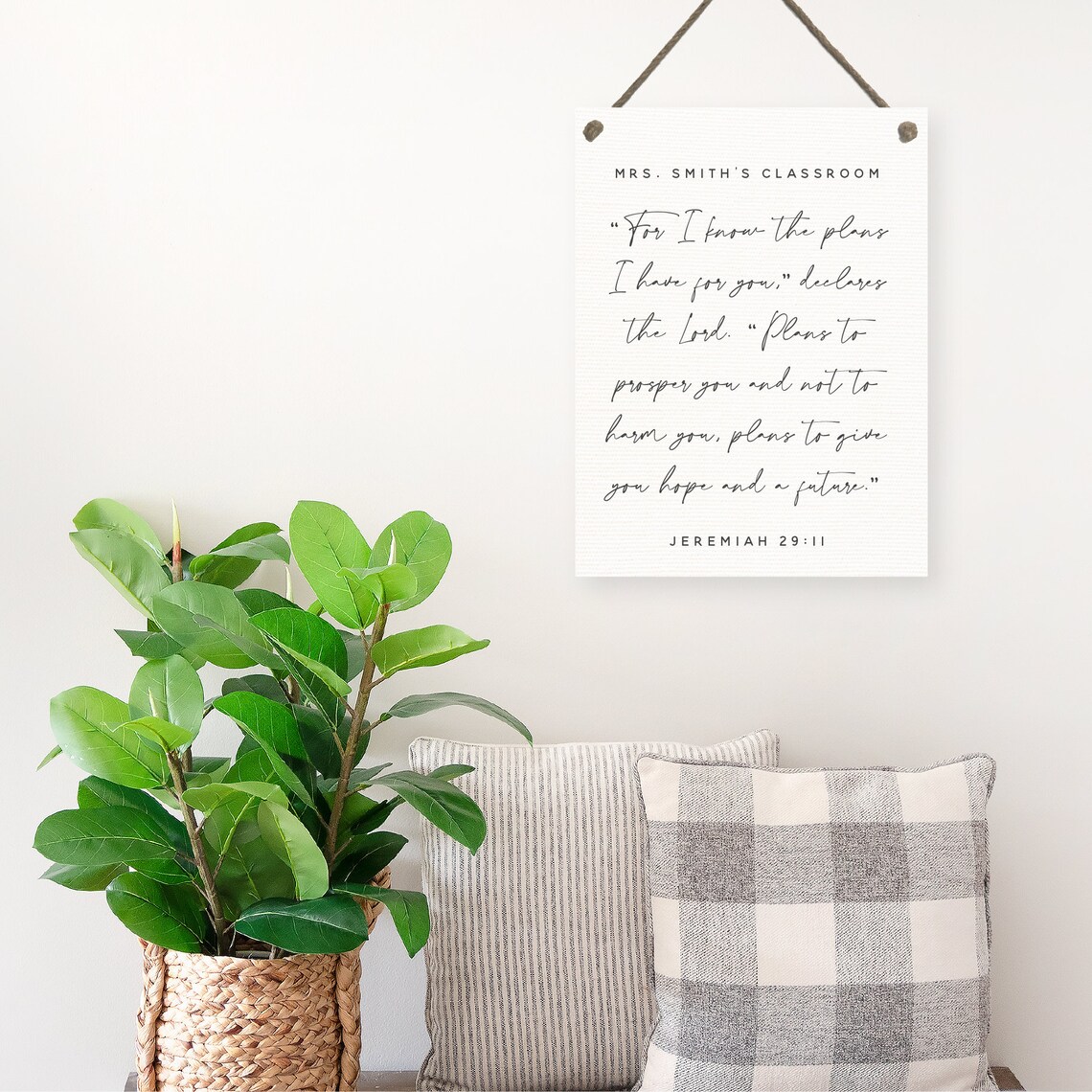 Prayer For Teachers Classroom Gift, Bible Verse - Image 2
