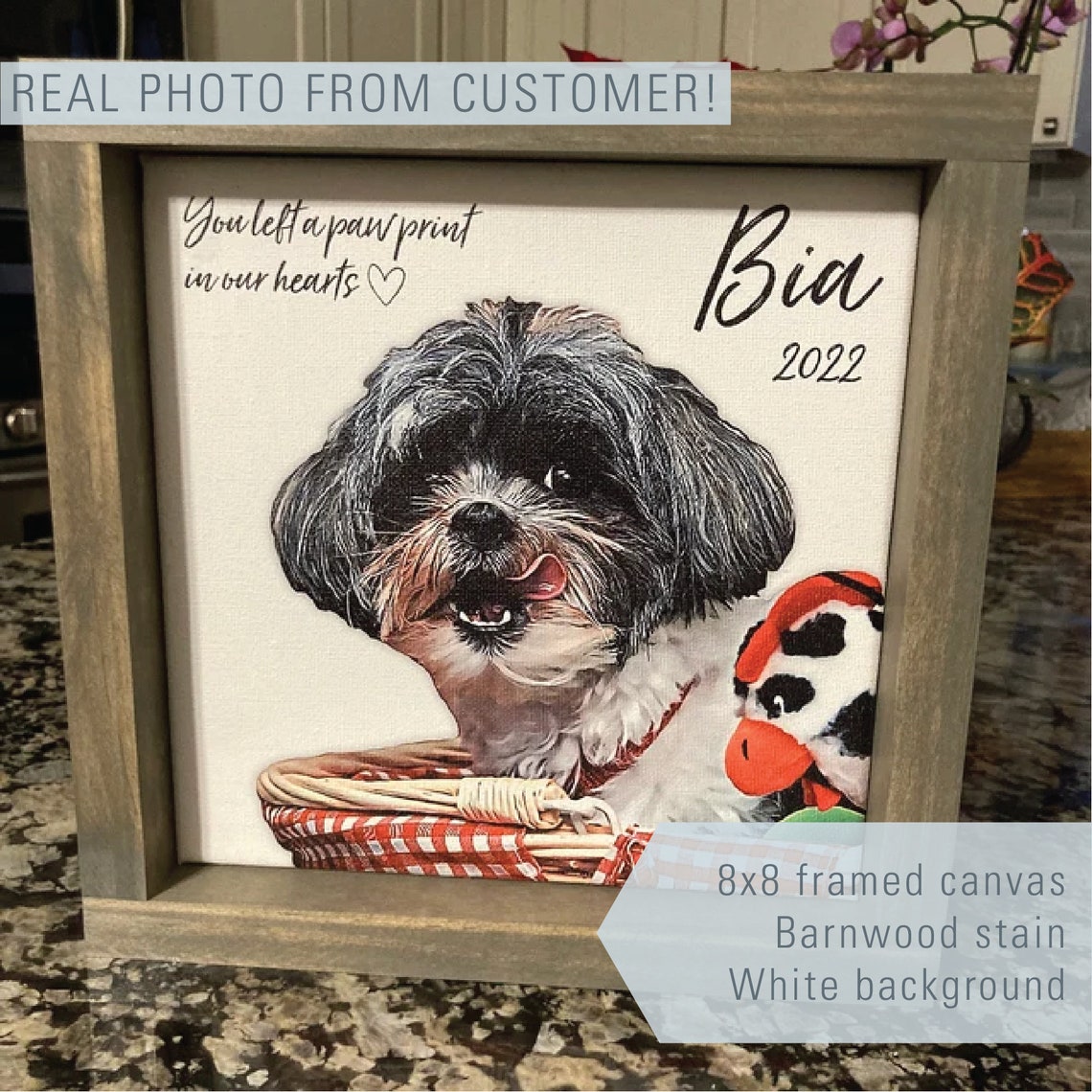 Custom Oil Effect Dog Portrait Print Personalized Pet Lover Gift - Image 3