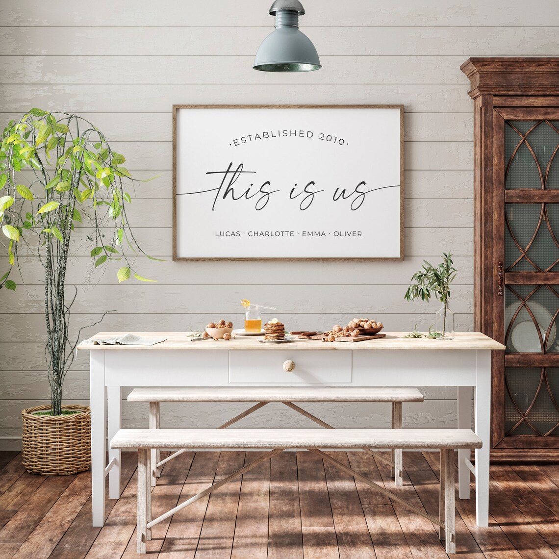 This Is Us Personalized Name Sign, Family Wall Art - Image 2
