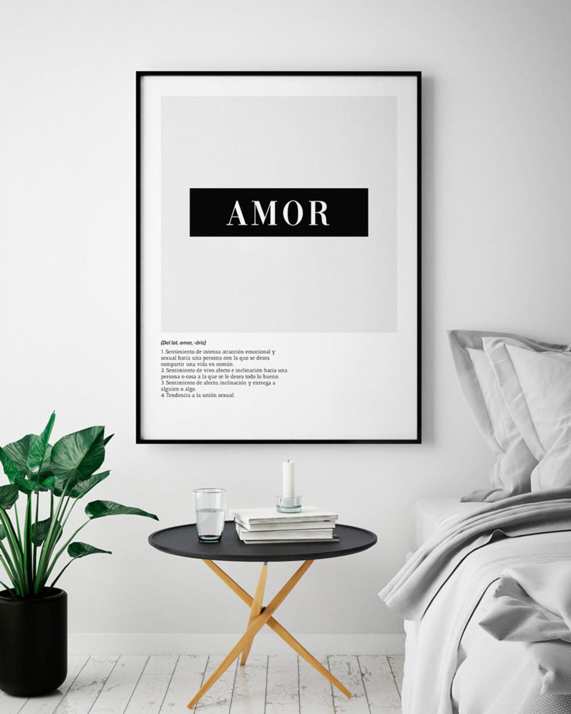 Define Love Quote Art Print, Typography Decor - Image 3