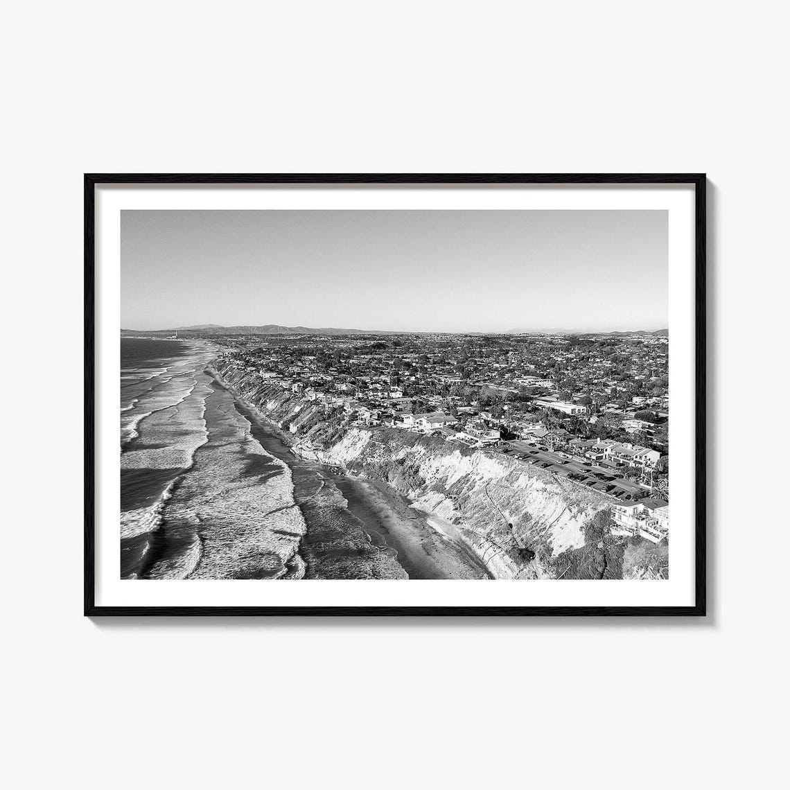 Encinitas Travel Map Poster Print