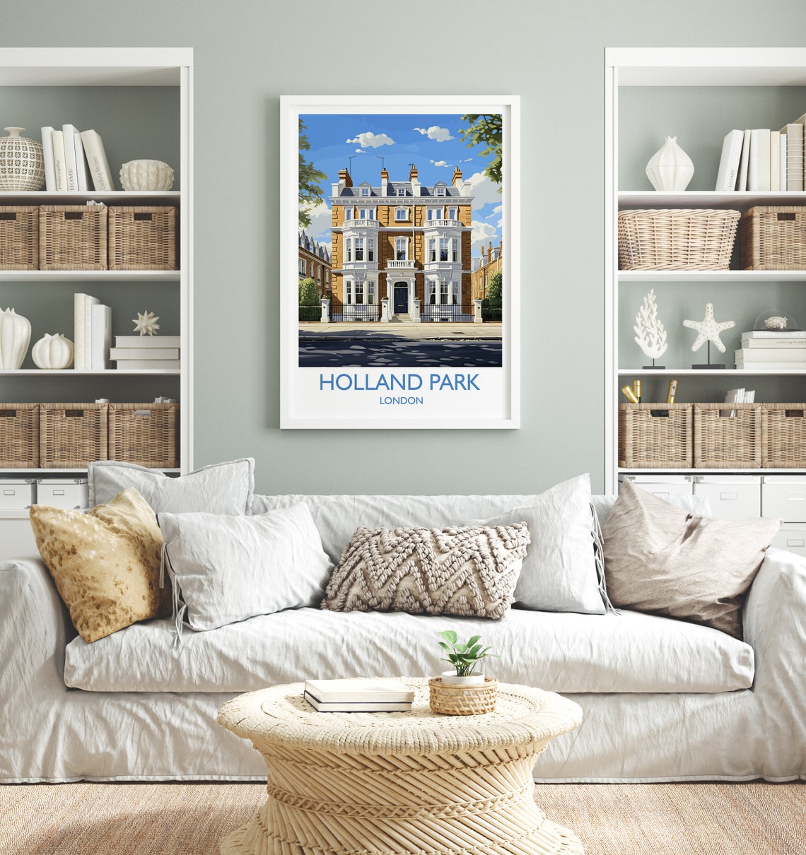 Holland Park Travel Print Travel Poster Of Holland Park London England London Art Lovers Gift Wall Art Print - Image 4