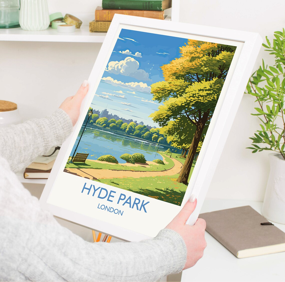 Hyde Park Travel Poster, London Travel Art Print - Image 5