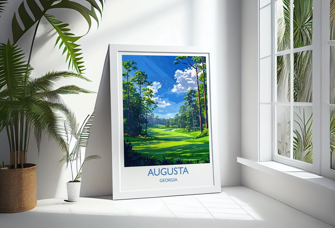 Augusta National Travel Poster, Golf Course - Image 3