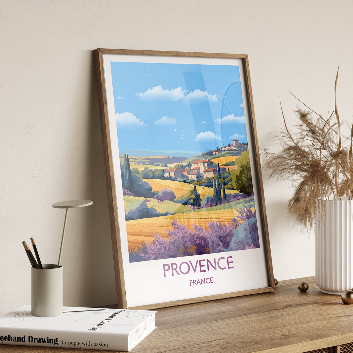 Provence France Travel Gift Wall Art Print - Image 2