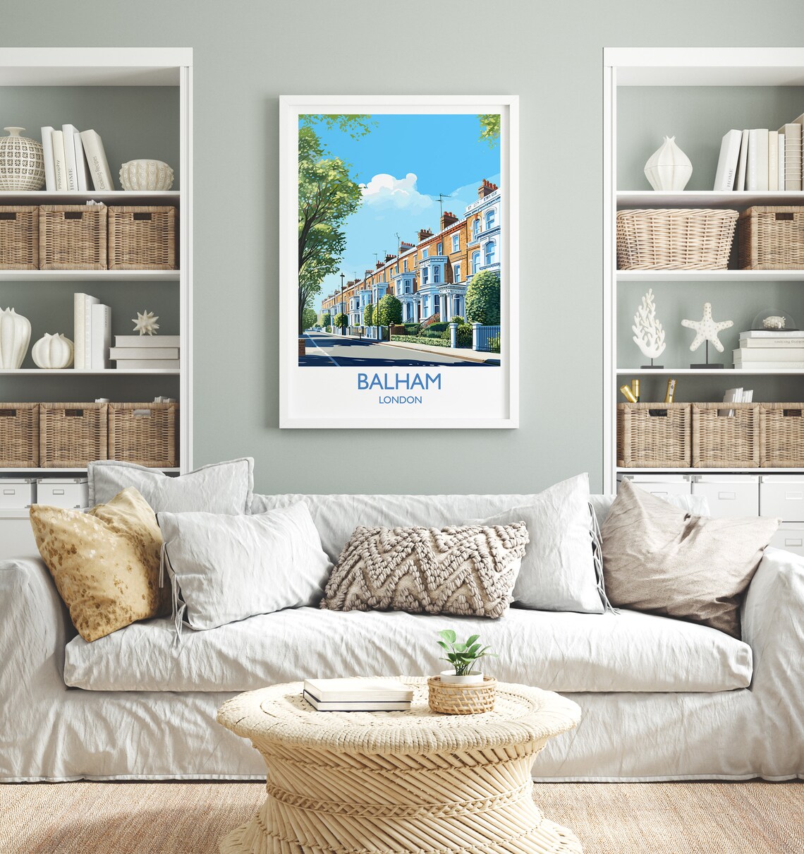 Balham Travel Poster, London Travel Print - Image 4