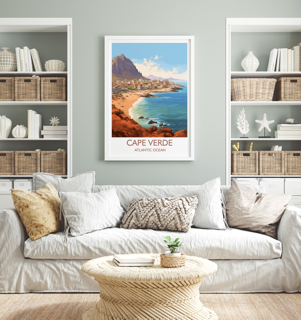 Cape Verde Travel Poster, Africa Wall Art Print - Image 4