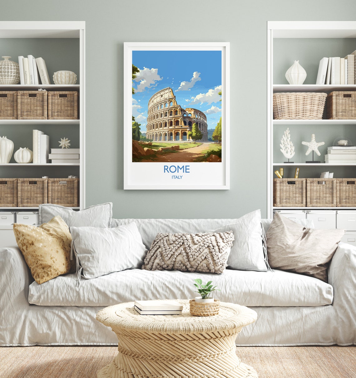 Rome Italy Travel Poster - Image 4