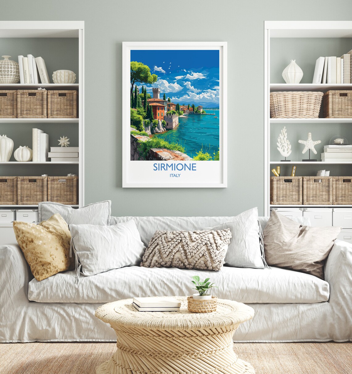 Sirmione Travel Poster, Lake Garda Italy Art Print - Image 4
