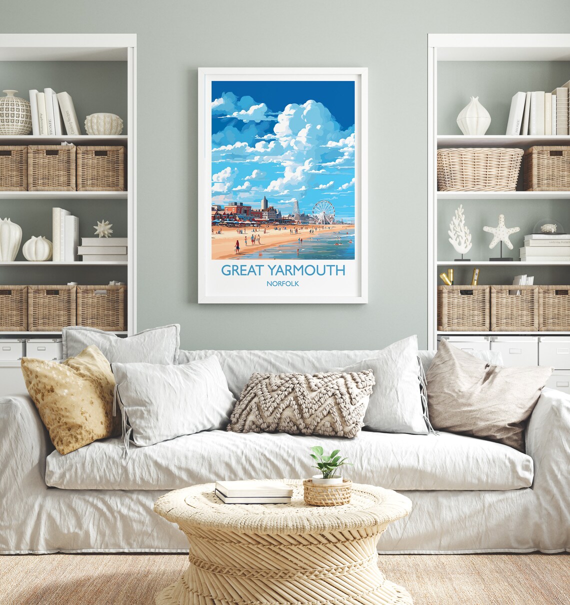 Great Yarmouth Travel Poster, Norfolk England - Image 4