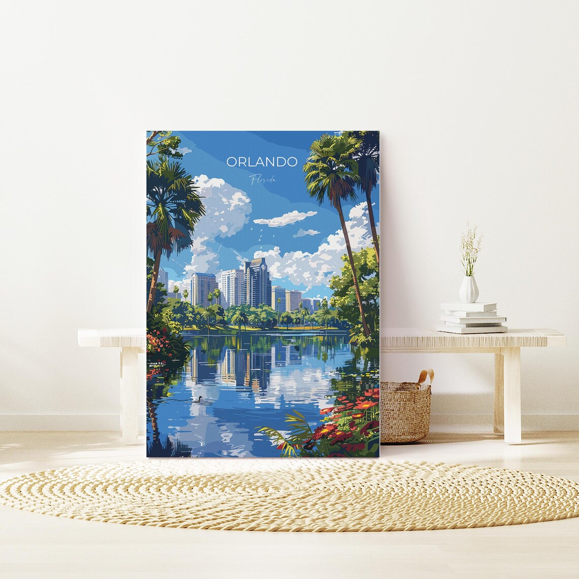 Orlando Travel Poster, Florida Art Print - Image 2