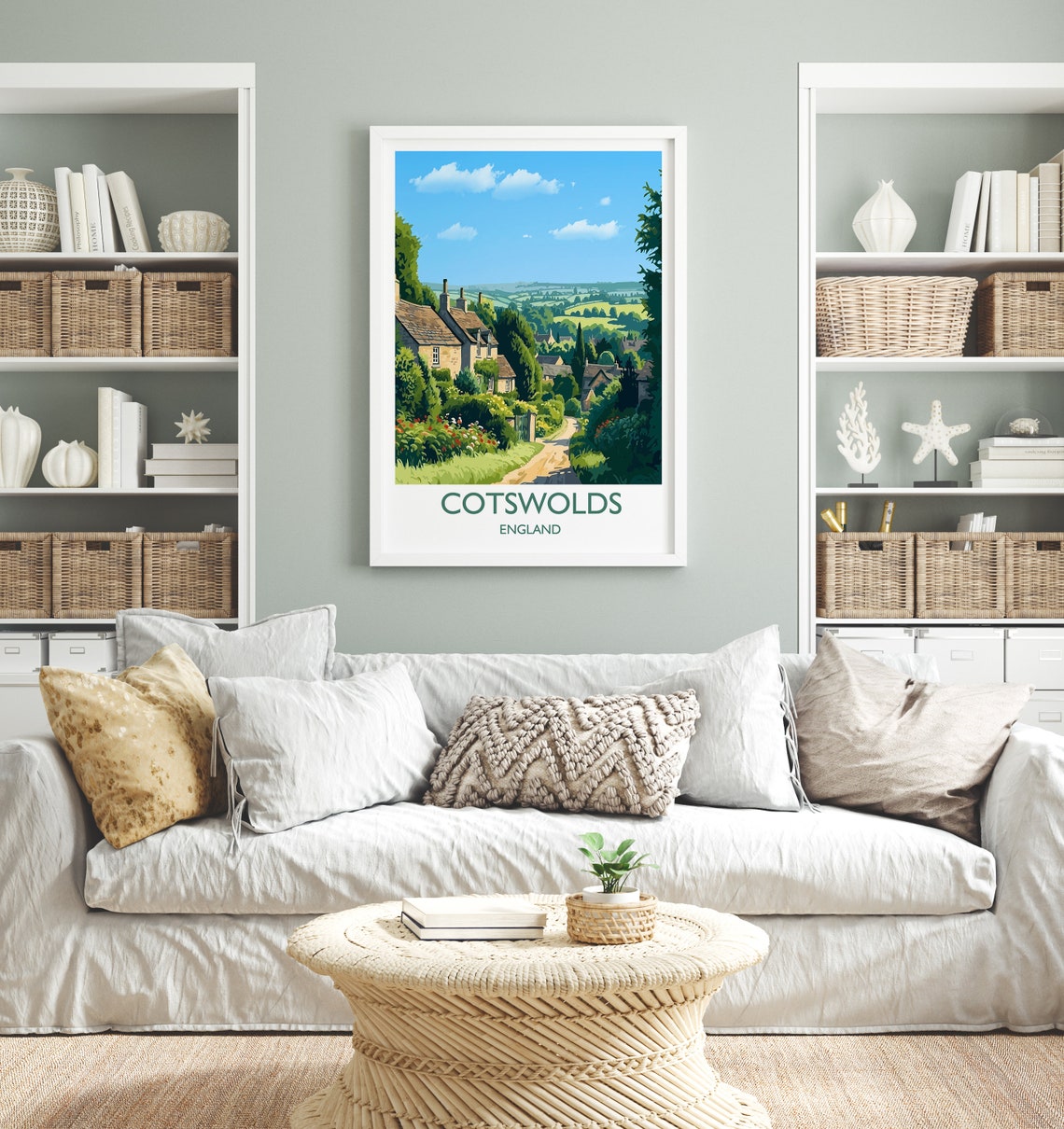 Cotswolds Gift Travel Poster - Image 3