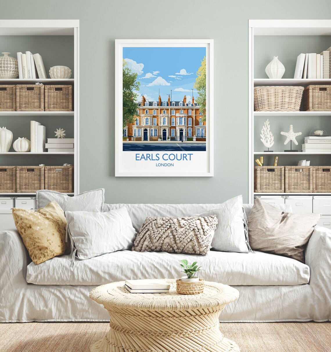 Earls Court Travel Poster, London Travel Print - Image 4