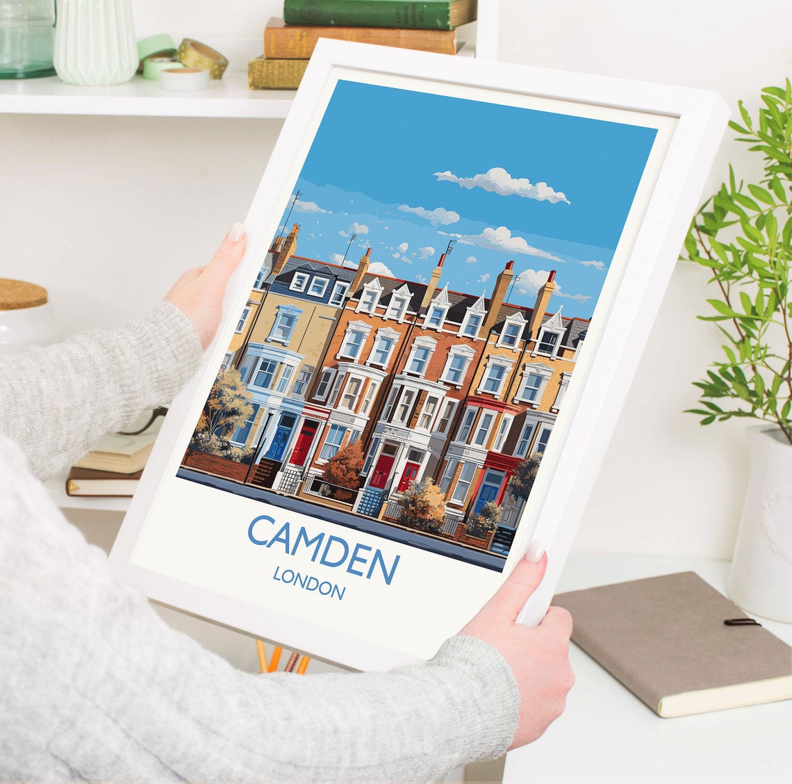 Camden Wall Art Travel Poster Travel Print Of Camden London Poster Camden Gift Camden Art London Art Lovers Uk Travel Gift - Image 5