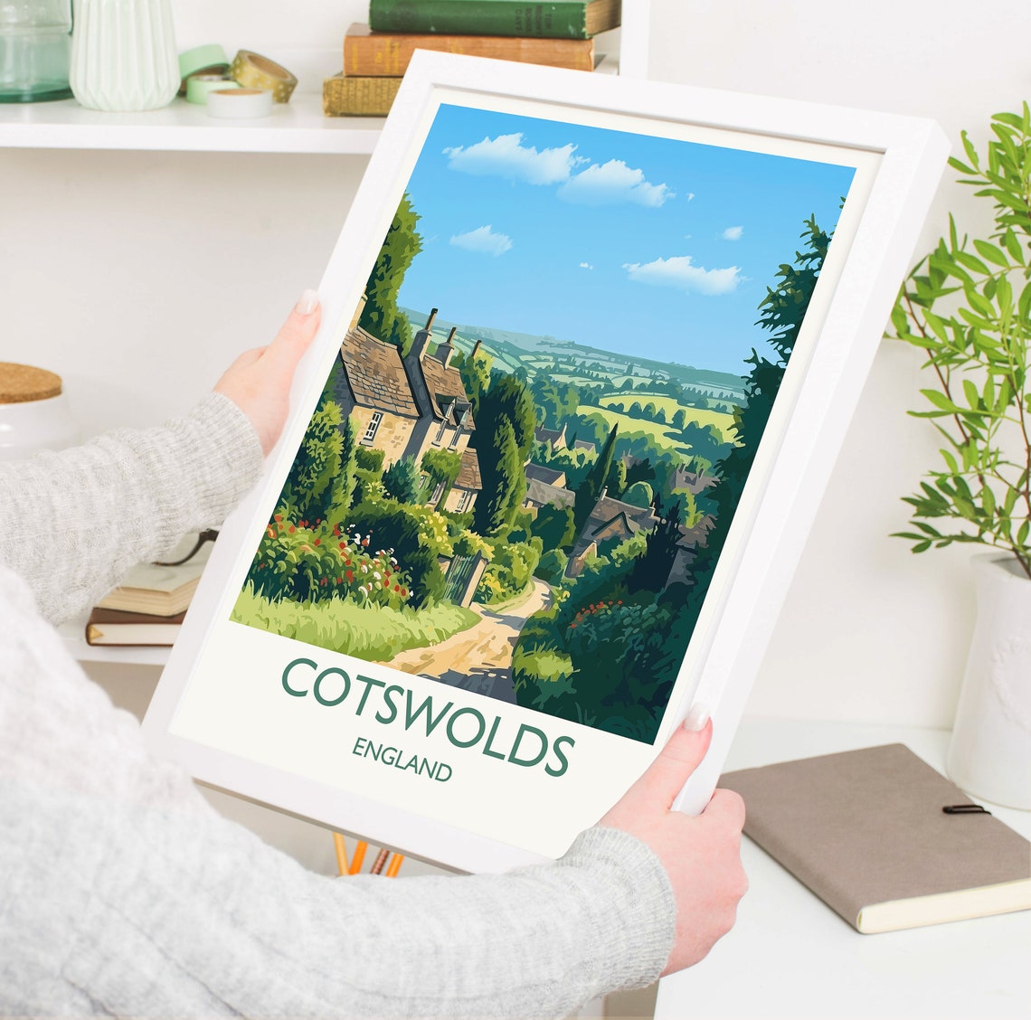Cotswolds Gift Travel Poster - Image 5