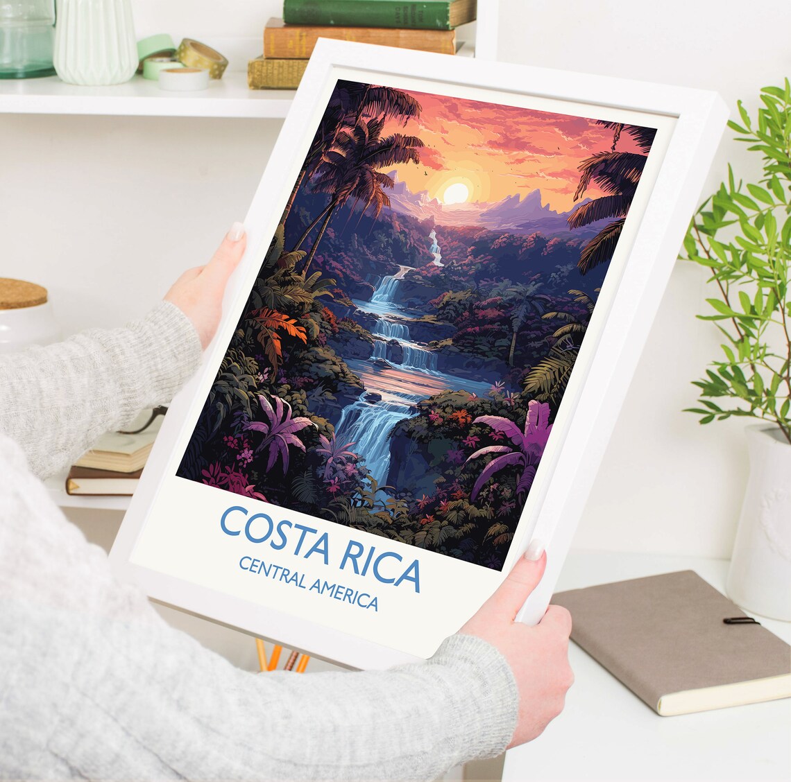 Costa Rica Travel Poster, Central America Travel Print - Image 5