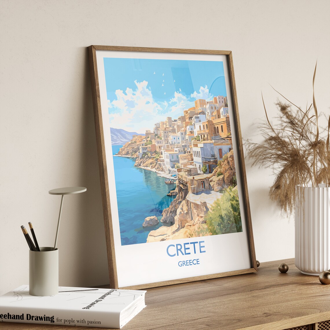 Crete Travel Poster, Greece Island Art Print - Image 3
