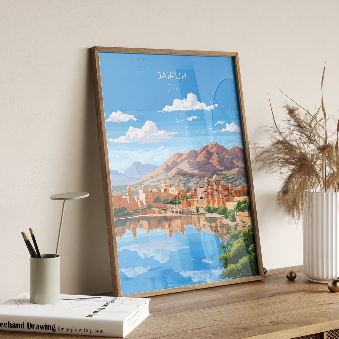 Jaipur Travel Poster, India Travel Art Print - Image 2