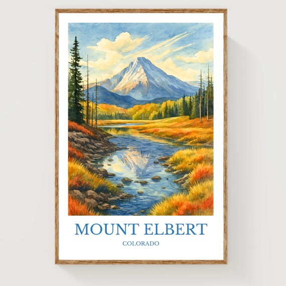 Mount Elbert Poster