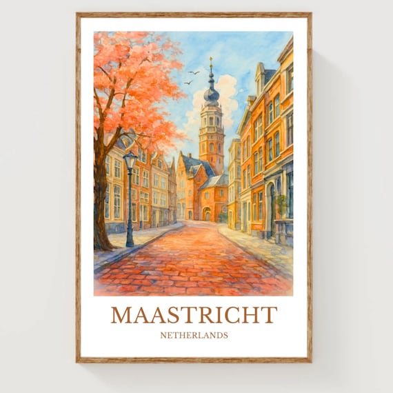 Maastricht Travel Poster