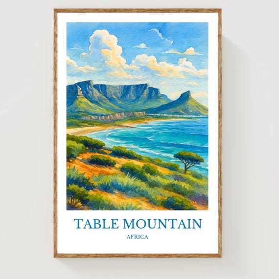 Table Mountain Poster