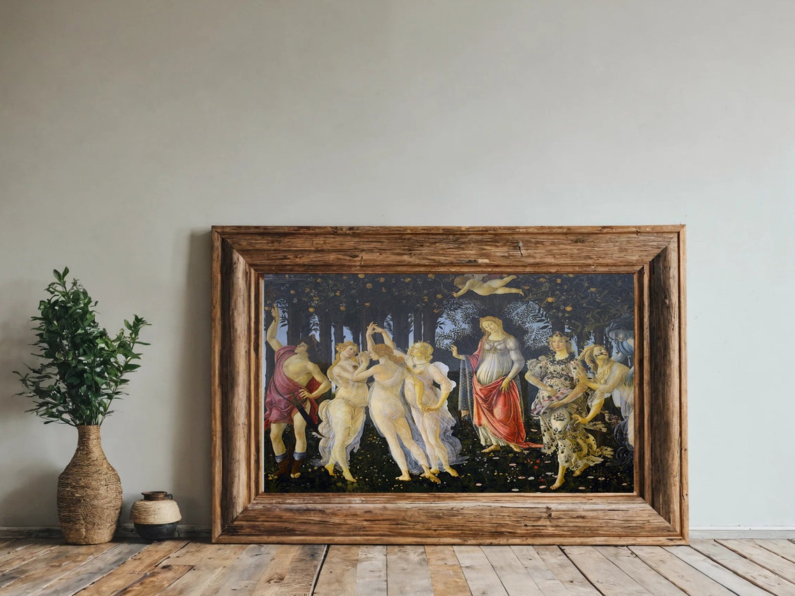 Botticelli Primavera Allegory of Spring Renaissance Masterpiece Poster - Image 8