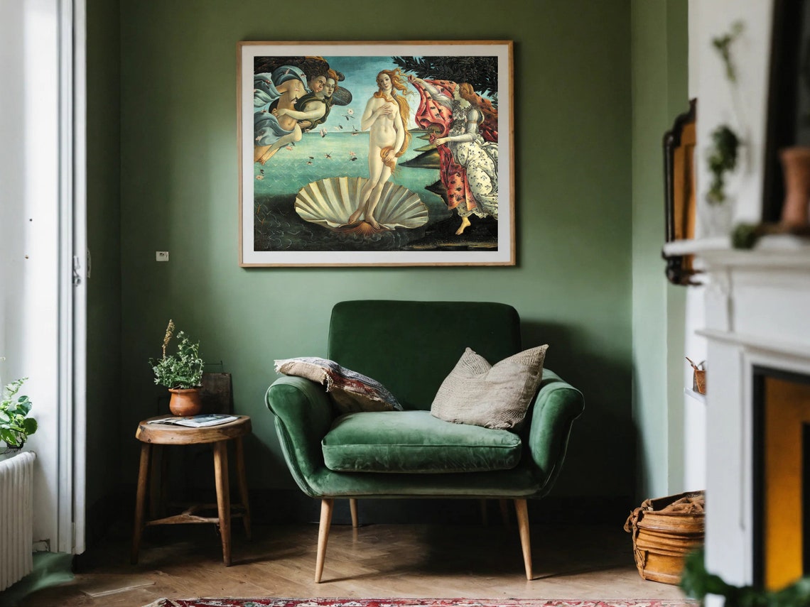 Botticelli Birth of Venus Shell Renaissance Masterpiece Poster - Image 7