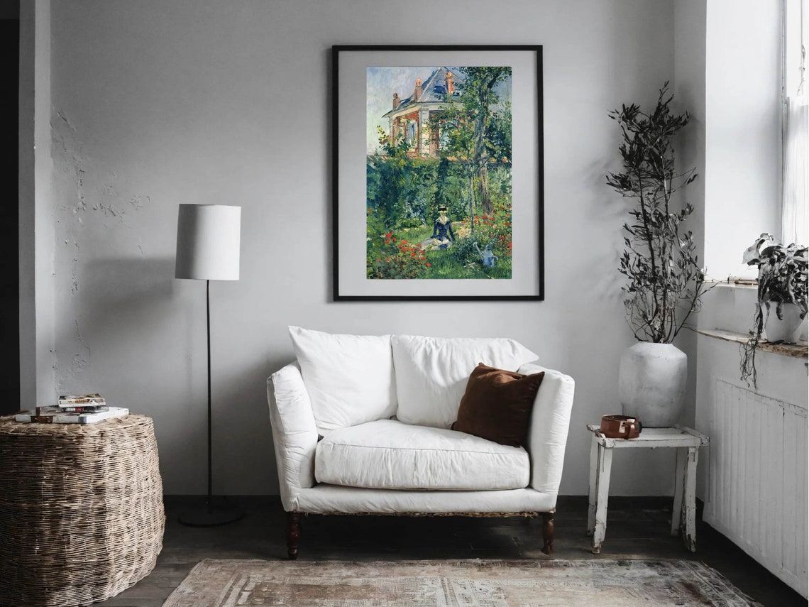 Edouard Manet A Garden Nook at Bellevue Impressionist Art Poster - Image 5