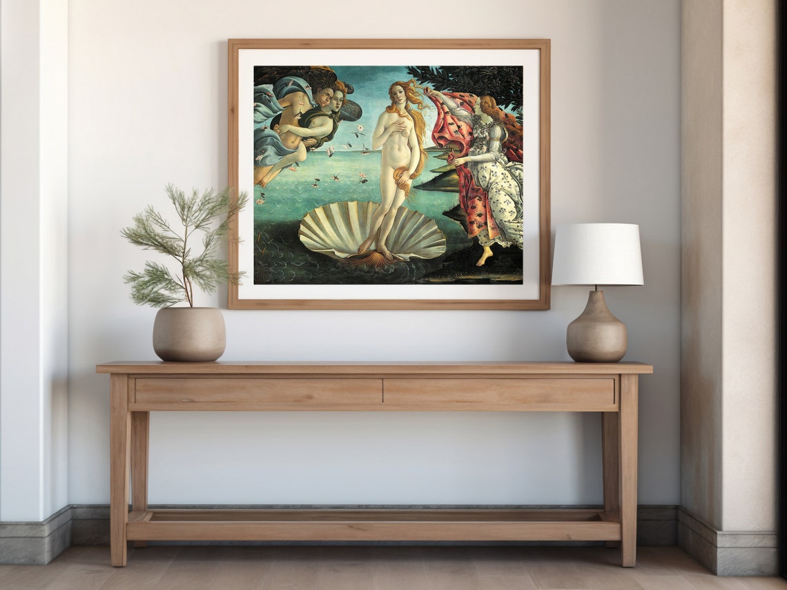 Botticelli Birth of Venus Shell Renaissance Masterpiece Poster - Image 3