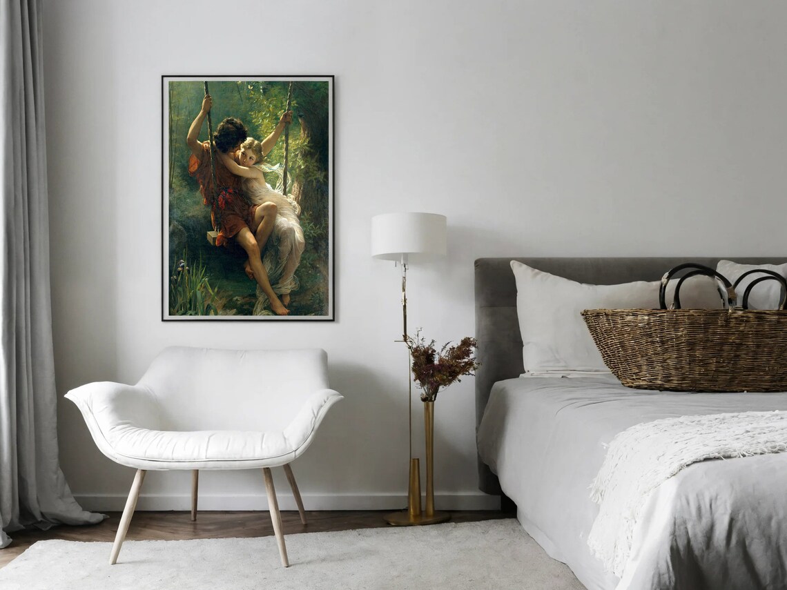 Springtime by Pierre-Auguste Cot, Vintage Art Print - Image 8