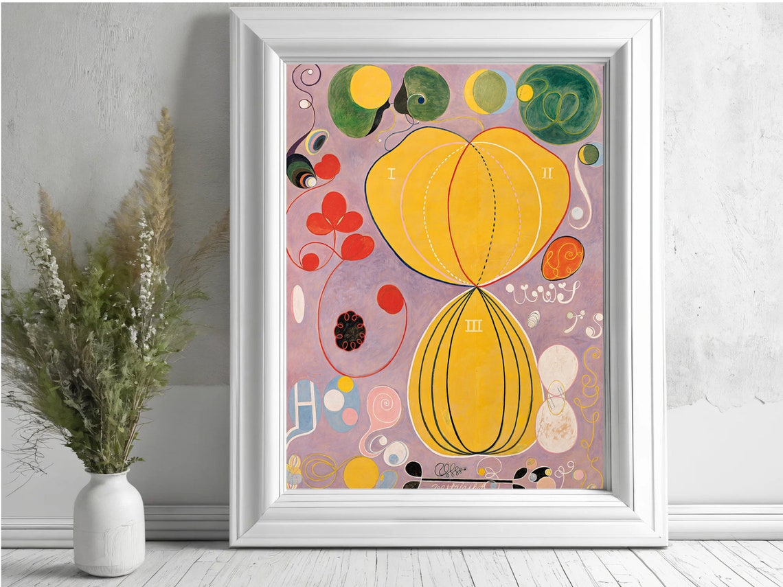Hilma af Klint Ten Largest Adulthood Mystical Abstract Poster - Image 5