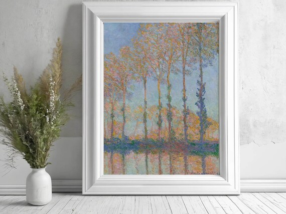 Claude Monet Claude Monet Art Poster Wall Art Classic Fine Art Oil Painting Poster Instant Exhibition Print