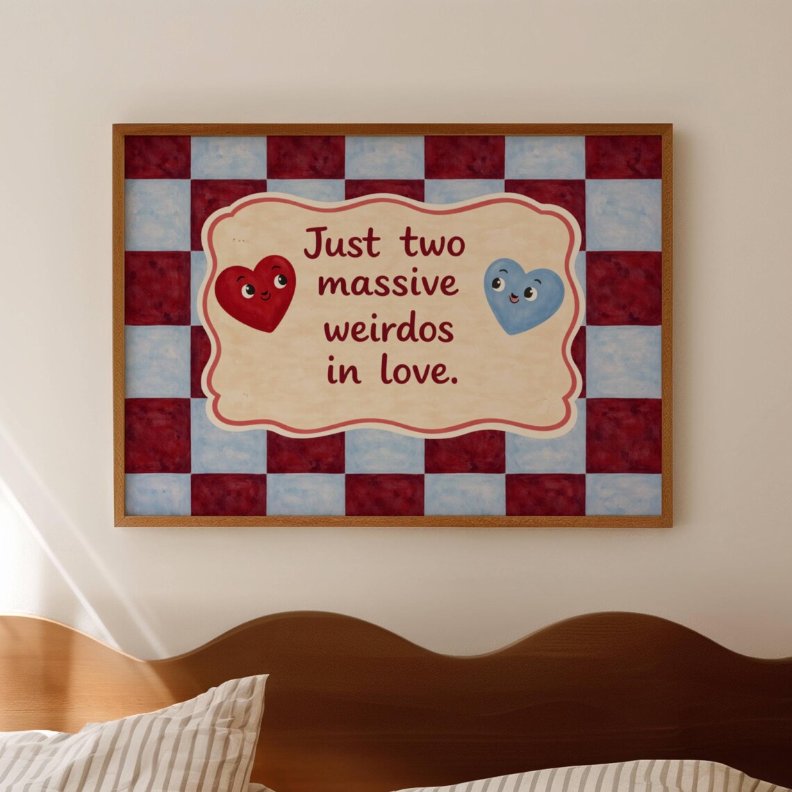 Two Massive Weirdos In Love Quote Poster