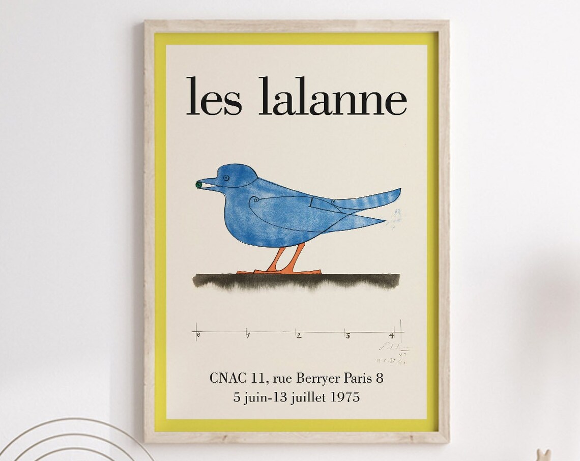 Les Lalanne Exhibition Poster, Paris Vintage Poster - Image 6