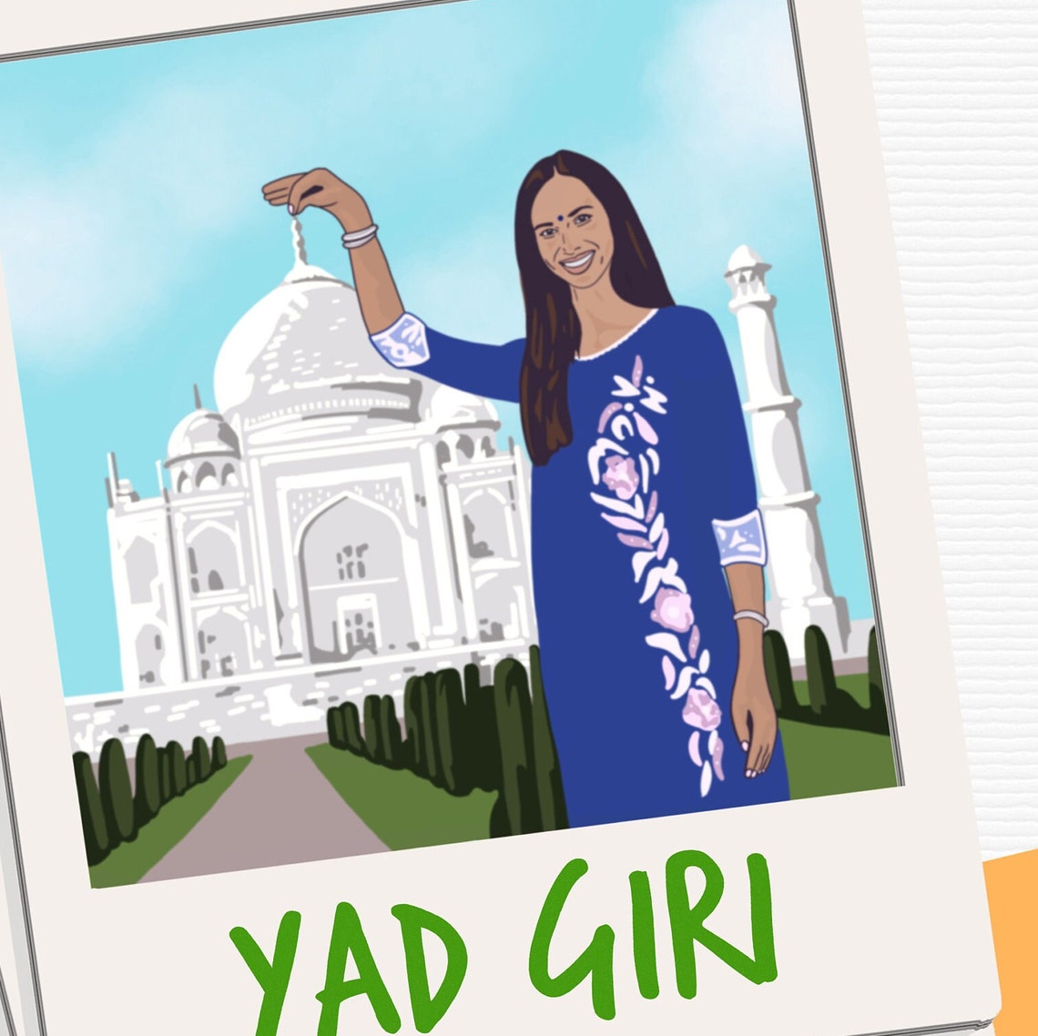 Yad Giri Indian Desi Art Print - Image 2