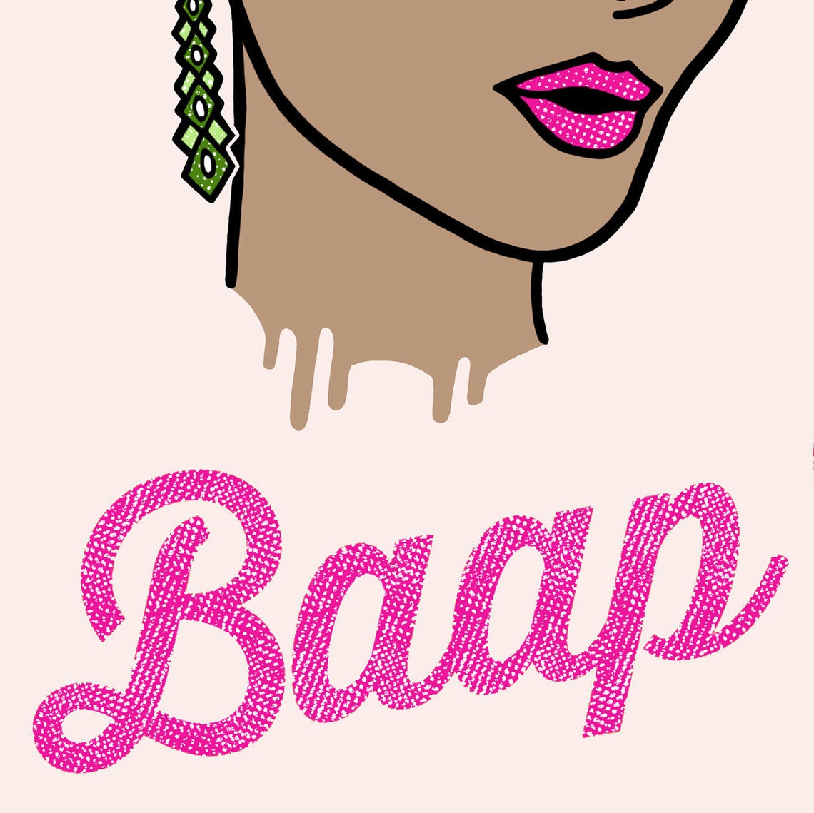 Indian Desi Wall Art Print Poster Baap Re - Image 2